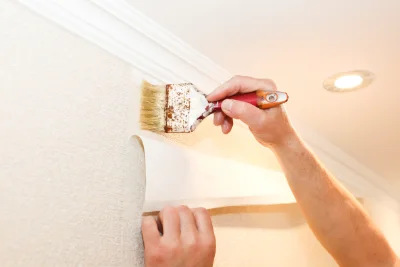 Pose de papier peint à Taconnay — revêtements muraux et toiles de verre